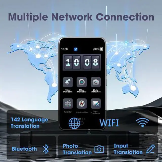 Alt view image 3 of 7 - 142 languages simultaneous interpretation, portable offline translator, photo translation