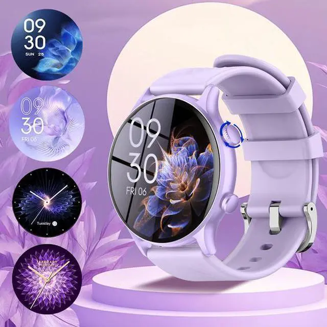 Main image of Smart sports watch, dedicated to heart rate and blood oxygen health monitoring for running purple