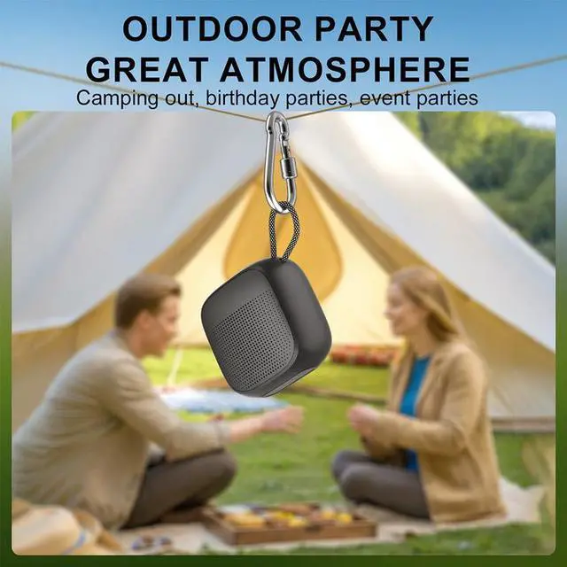 Alt view image 6 of 7 - Portable outdoor wireless Bluetooth mini speaker for office use, with high volume, high sound quality, long battery life and water resistance