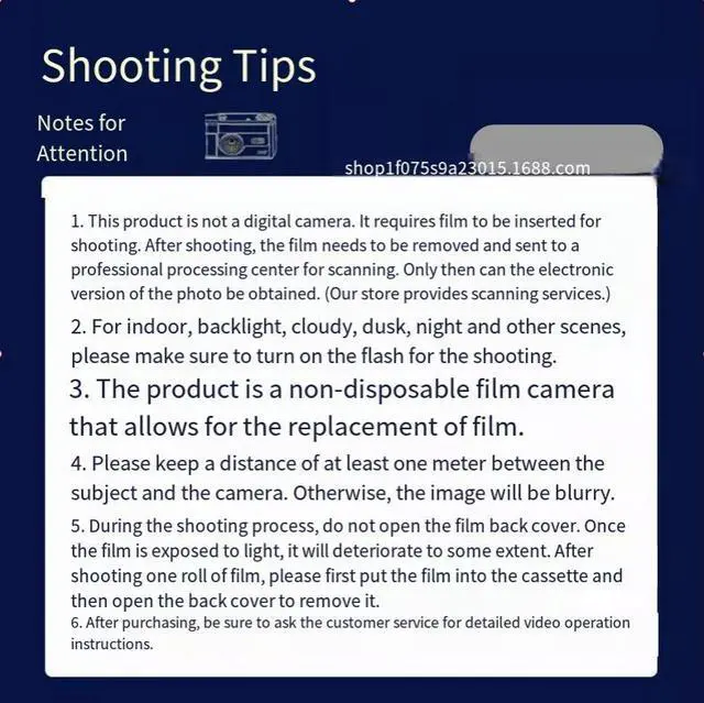 Alt view image 6 of 6 - Kodak F9 Retro point-and-shoot camera with 135 film and Flash, suitable for beginners (film and battery not included) PINK