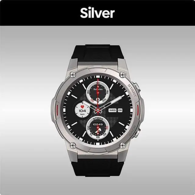 Main image of Zeblaze Global Version Smart Watch 1.43Display Bluetooth Phone Calls Silverw