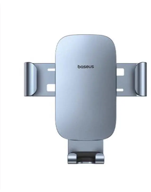 Main image of Baseus Sucker Car Phone Holder Gravity car phone holder with noise-free air outlet The patent for horizontal screen navigation doubles the stability during driving with no abnormal noise Black