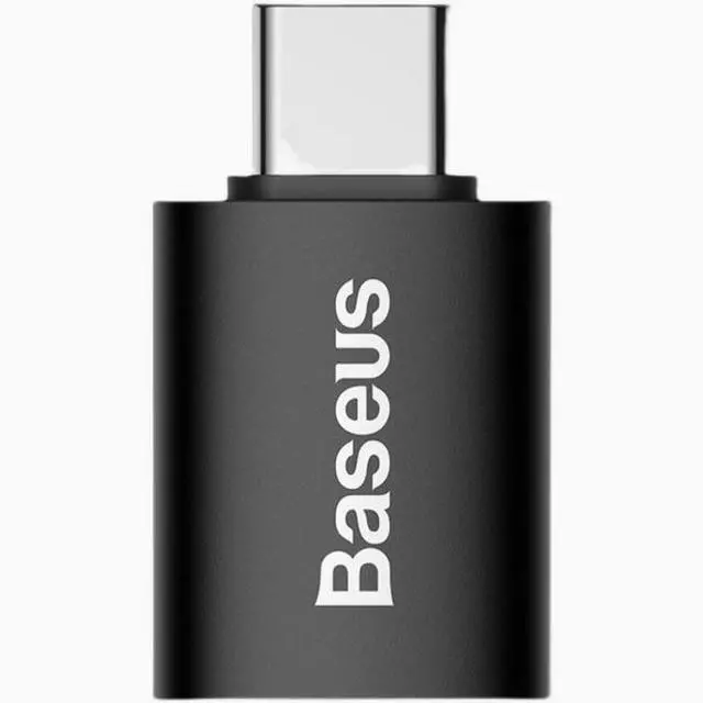 Main image of Baseus USB3.1 Black Type-C male to USB Female Charging and Transfer two-in-one OTC adapter