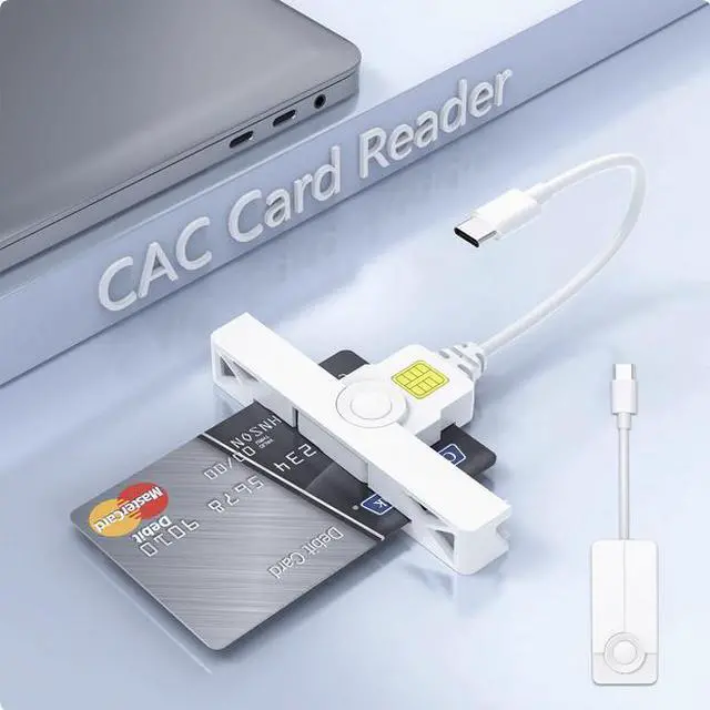Main image of USB2.0 TYPE-C Smart card reader CAC is applicable to bank card ATM tax declaration