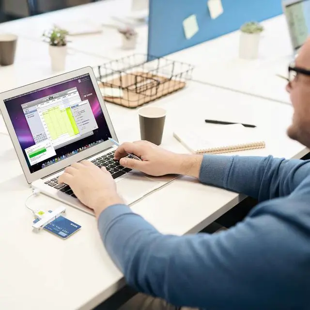 Alt view image 4 of 6 - USB2.0 TYPE-C Smart card reader CAC is applicable to bank card ATM tax declaration