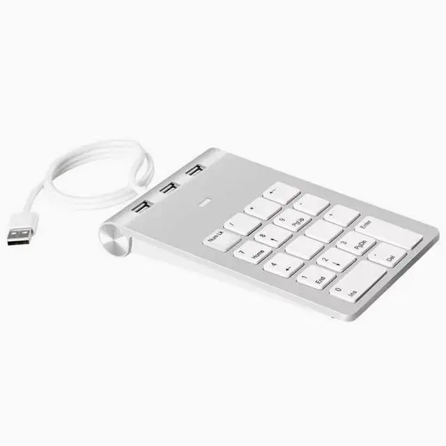 Main image of USB 2.0 multi-function wired digital keyboard HUB financial accounting cashier computer keypad financial assistant