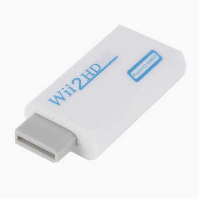 Alt view image 2 of 2 - The WII TO HDTV supports an HD 1080P converter White