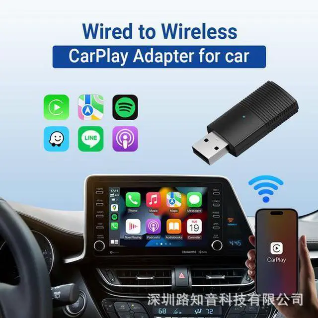 Alt view image 2 of 6 - Wireless CarPlay box original car wired to wireless module interconnection adapter