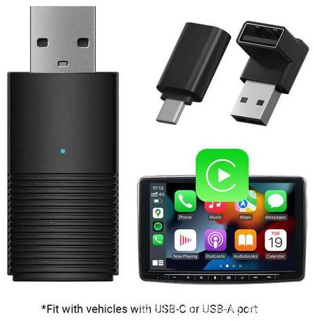 Alt view image 3 of 6 - Wireless CarPlay box original car wired to wireless module interconnection adapter