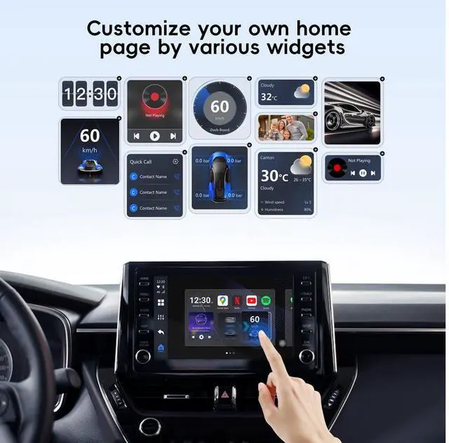 Alt view image 4 of 6 - OTTOCAST new S47 wired to wireless CarPlay box car android auto
