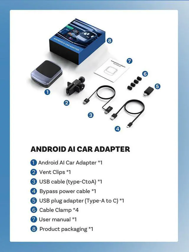 Alt view image 7 of 7 - ottocast new intelligent ai can talk to carplay box Aibox wireless carplay