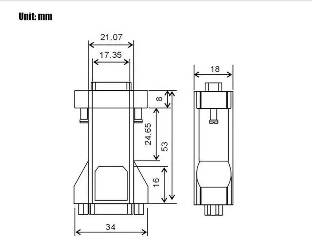Alt view image 7 of 7 - UTEK Industrial Grade RS-232 to TTL Converter Output 3.3V RS232 TTL Adapter DB9 Connector UT-210T