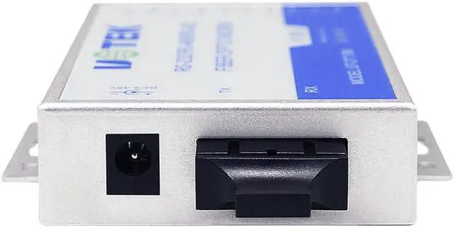 Alt view image 2 of 7 - 2PCS UTEK RS232 RS485 RS422 to Fiber Optic MODEM SC ST FC Ports 460kbps Optical-Fiber Converter Transceiver Supports Master-slave Mode UT-277