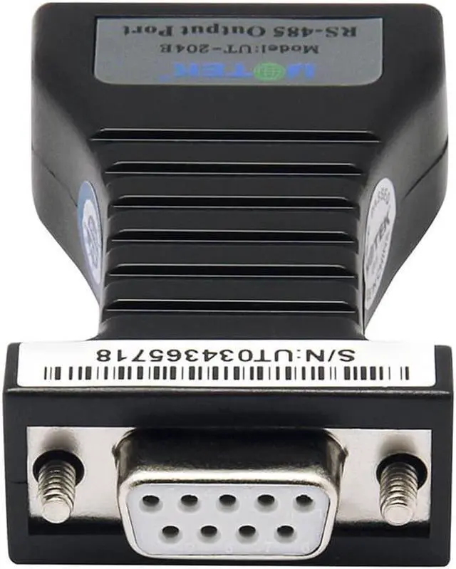 Alt view image 2 of 7 - UTEK Industrial RS232 to RS485 Converter Serial Adapter DB9 Female Male Connector with Terminal Block UT-204E