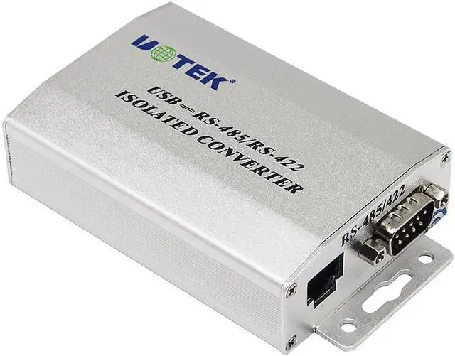 Alt view image 2 of 7 - UTEK USB to RS-485 RS-422 Converter USB2.0 RS485 RS422 RJ45 Conversion Adapter Connector UT-820E with Optical Isolation Auto Detection