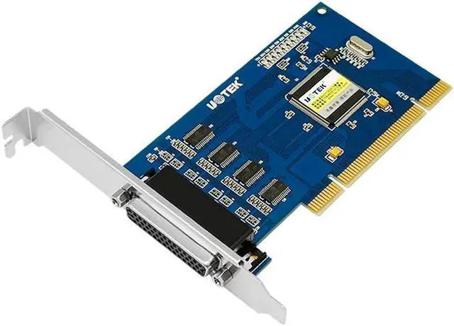 Alt view image 3 of 7 - UTEK PCI to 4 Ports RS232 High Speed Serial Card RS-232 Multiport Serial Adapter DR44 Expansion Connector Industrial Grade Converter UT-754