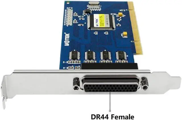 Alt view image 4 of 7 - UTEK PCI to 4 Ports RS232 High Speed Serial Card RS-232 Multiport Serial Adapter DR44 Expansion Connector Industrial Grade Converter UT-754