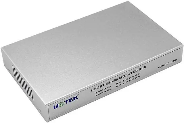 Alt view image 5 of 7 - UTEK Industrial RS-232 RS-485 to 8 Ports RS485 Hub with Optoelectronic Isolation UT-1208H