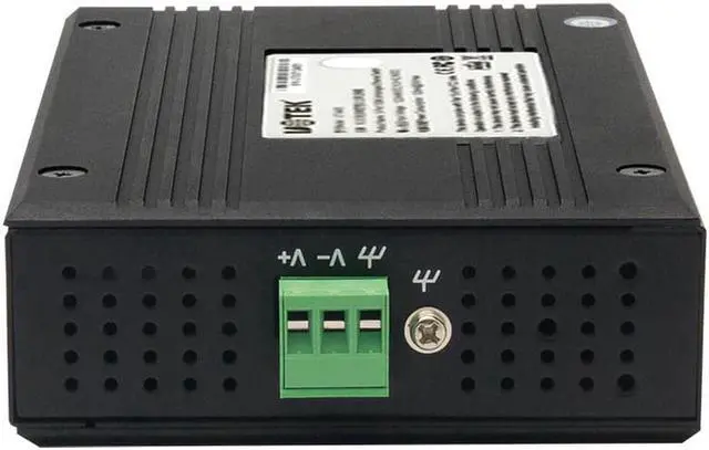 Alt view image 3 of 7 - UTEK Industrial Grade 10/100M 5 Ports Unmanaged Ethernet Switch DIN-rail without Power Supporting Full-duplex or Half-duplex Auto MDI/MDI-X UT-6405