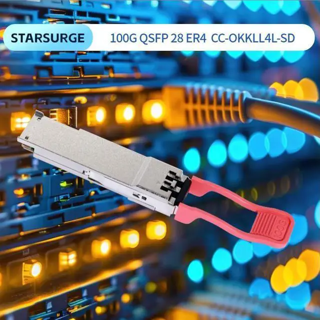 Main image of The QSFP28-100G bidirectional low-power optical mode is hot-swappable with a transmission distance of 100 meters
