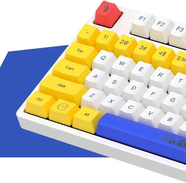 Alt view image 2 of 7 - iKBC X GUNDAM RX-78-2 Limited Version Cherry MX Brown Switch 108 Keys USB Wired Mechanical Gaming Keyboard and Optical 5000DPI Wired Gaming Mouse Set Cherry MX Brown