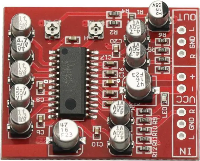 Alt view image 3 of 4 - BA3884F Tone Board preamplifier for BBE Sound Effect Exciter DIY Module to Enhance Clarity Treble and Bass