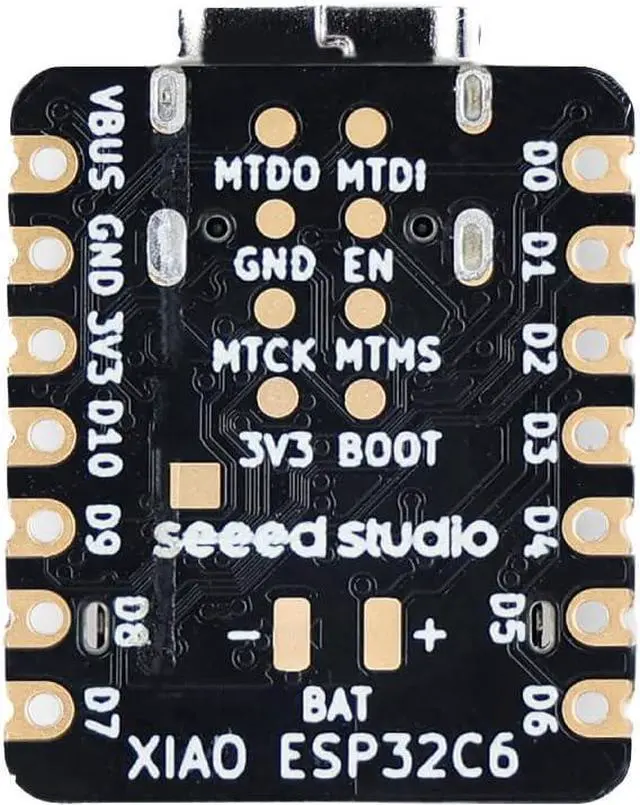 Alt view image 5 of 7 - Seeed Studio XIAO ESP32C6-2.4 GHz WiFi 6, Bluetooth 5.3, Zigbee, Thread (802.15.4), ESP Rain Maker, AWS IoT, Support Microsoft Azure, Smart Home