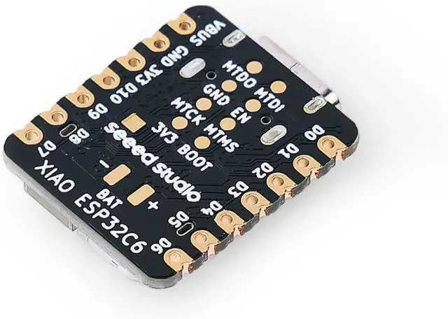 Alt view image 6 of 7 - Seeed Studio XIAO ESP32C6-2.4 GHz WiFi 6, Bluetooth 5.3, Zigbee, Thread (802.15.4), ESP Rain Maker, AWS IoT, Support Microsoft Azure, Smart Home