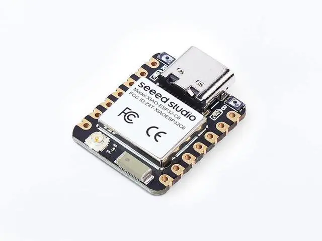 Alt view image 4 of 7 - Seeed Studio XIAO ESP32C6-2.4 GHz WiFi 6, Bluetooth 5.3, Zigbee, Thread (802.15.4), ESP Rain Maker, AWS IoT, Support Microsoft Azure, Smart Home