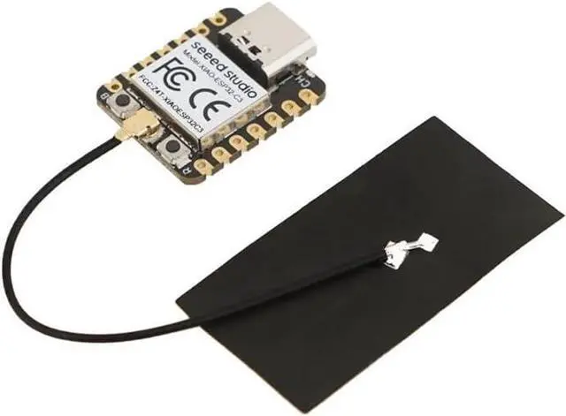 Alt view image 5 of 6 - Seeed Studio XIAO ESP32C3 - Tiny MCU Board with Wi-Fi and BLE for IoT Controlling Scenarios. Microcontroller with Battery Charge, Power Efficient, and Rich Interface for Tiny Machine Learning.