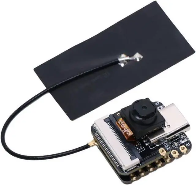 Alt view image 6 of 6 - Seeed Studio XIAO ESP32 S3 Sense - 2.4GHz Wi-Fi, BLE 5.0, OV2640 Camera Sensor, Digital Microphone, 8MB PSRAM, 8MB Flash, Battery Charge Supported, Rich Interface, IoT, Embedded ML
