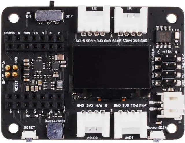 Alt view image 2 of 5 - Seeeduino XIAO Expansion Board with Quick Prototyping Rich peripherals, No Soldering Needed and Circuit Python Supported.