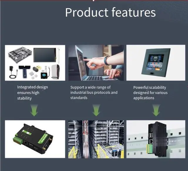 Alt view image 4 of 7 - seeed studio is based on Raspberry PI CM4 industrial-grade industrial control host PLC integrated programmable controller Edgebox Linux expansion 4GB   16GB
