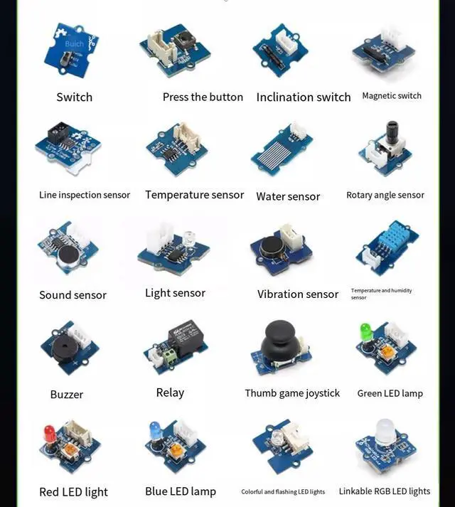 Alt view image 2 of 4 - Arduino uno R3 40 Sensor Kit scratch Graphical Programming with Tutorial does not include Arduino uno R3 mainboard