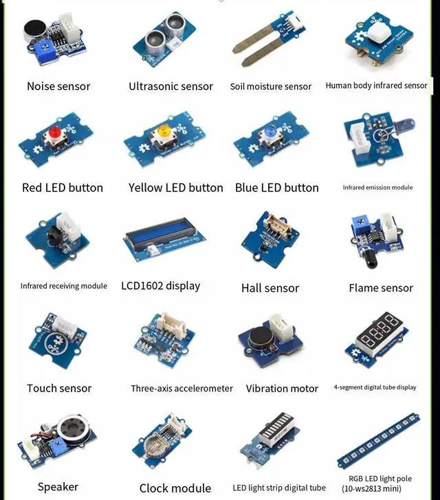 Alt view image 3 of 4 - Arduino uno R3 40 Sensor Kit scratch Graphical Programming with Tutorial does not include Arduino uno R3 mainboard