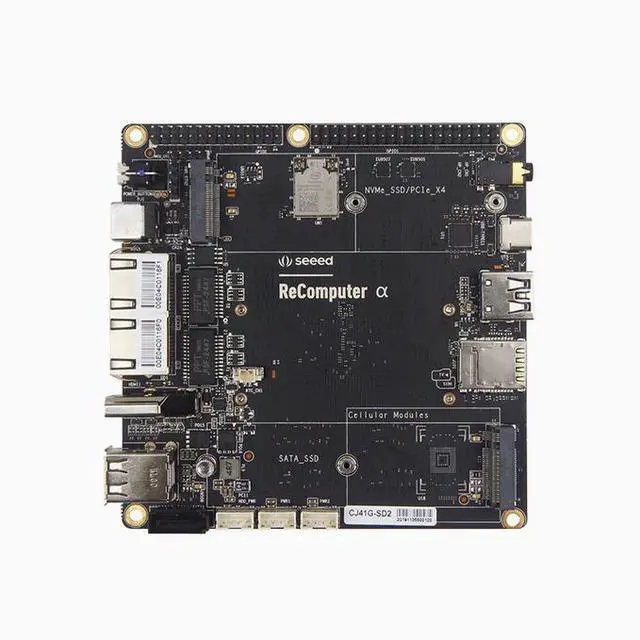 Main image of SeeedX86 J4125 quad-core software router development board 64G emcc +win11 has been activated. The development board is linux compatible with Raspberry PI 4B With a shell