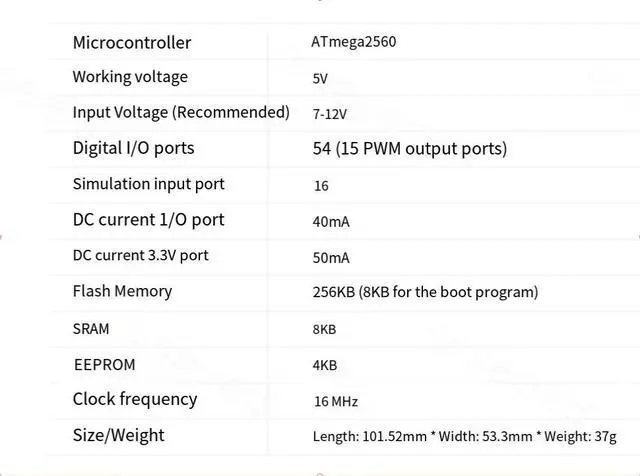 Alt view image 7 of 7 - Arduino Mega2560 development board, uno r3 single-chip microcomputer learning board, expansion board kit