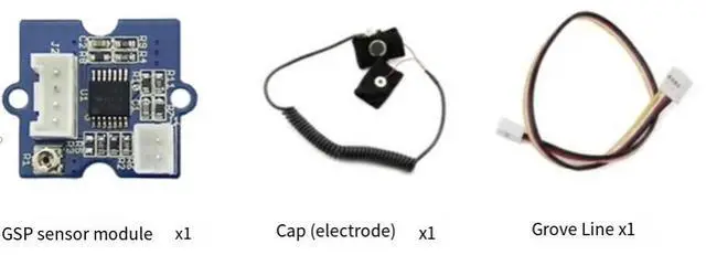 Alt view image 3 of 3 - Grove GSR skin current sensor detects skin resistance conductivity Arduino module Seeed