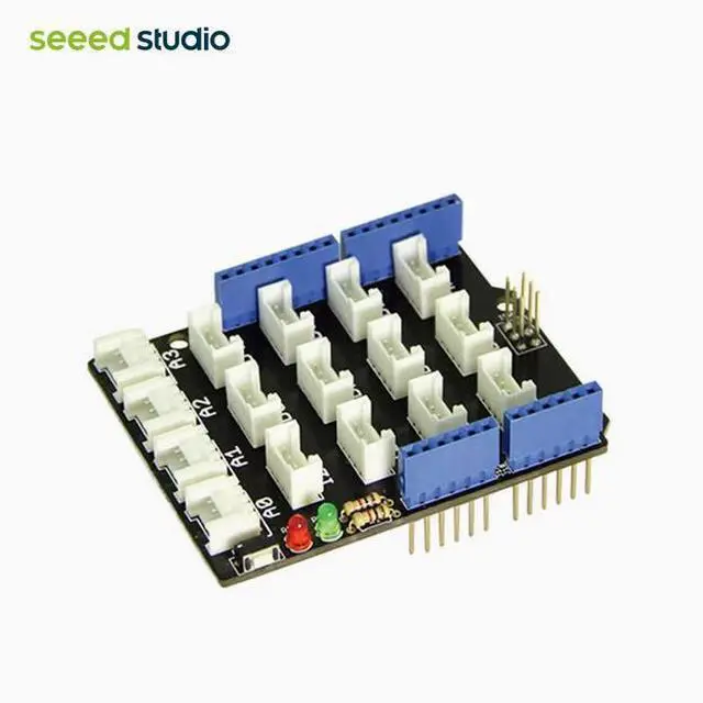 Main image of arduino uno R3/R4 expansion board Sensor IO power strip Base Shield Plug and play