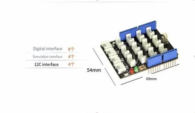Alt view image 6 of 7 - arduino uno R3/R4 expansion board Sensor IO power strip Base Shield Plug and play