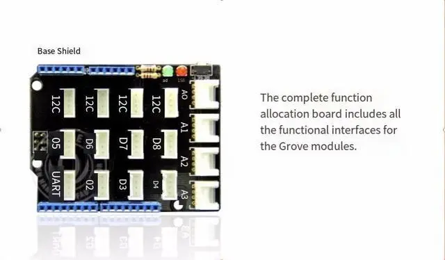 Alt view image 7 of 7 - arduino uno R3/R4 expansion board Sensor IO power strip Base Shield Plug and play