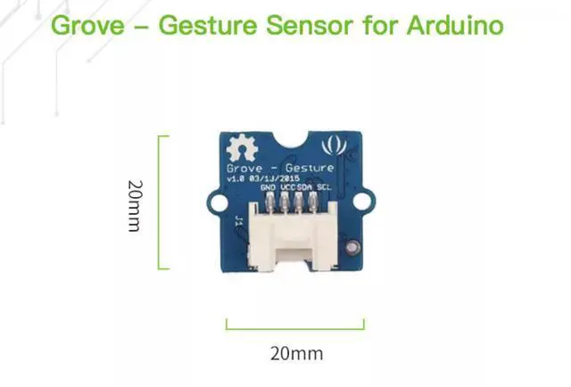 Alt view image 5 of 7 - Grove Gesture recognition sensor Gesture Sens I2C at a distance of 15CM, 9 kinds of gestures