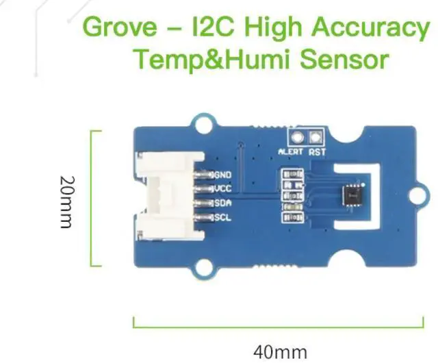 Alt view image 3 of 6 - Grove's high-precision temperature and humidity sensor SHT35 digital I2C is compatible with arduino Raspberry PI 4B