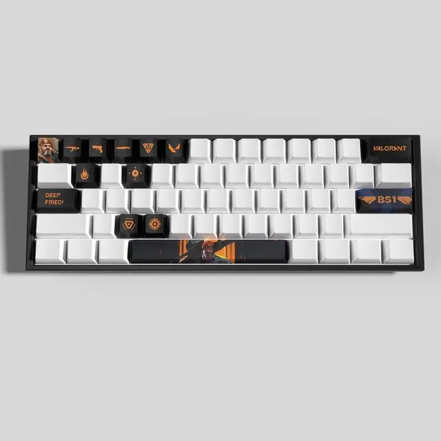 Alt view image 3 of 5 - VALORANT Themed Keycaps Brimstone PBT heat-sublimation keycaps 14 keys OEM high degree
