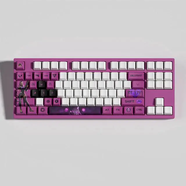 Alt view image 3 of 5 - VALORANT Themed Keycaps Reyna PBT heat-sublimation keycaps 29 keys OEM high degree