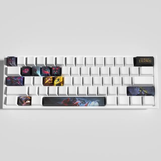 Alt view image 2 of 4 - League of Legends Themed Keycaps Zed PBT heat-sublimation keycaps 12 keys OEM high degree