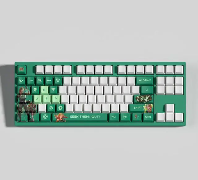 Alt view image 3 of 5 - VALORANT Themed Keycaps Skye PBT heat-sublimation keycaps 29 keys OEM high degree