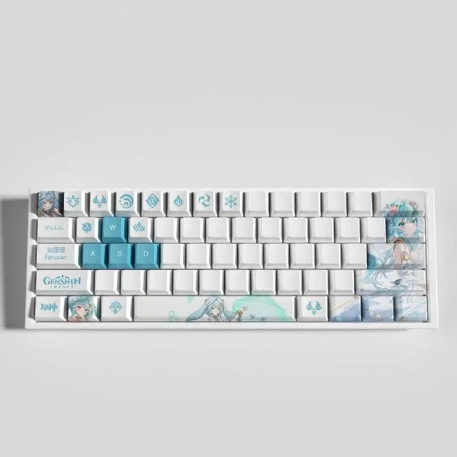 Alt view image 2 of 5 - Genshin Impact Themed Keycaps Faruzan PBT heat-sublimation keycaps 29 keys OEM high degree