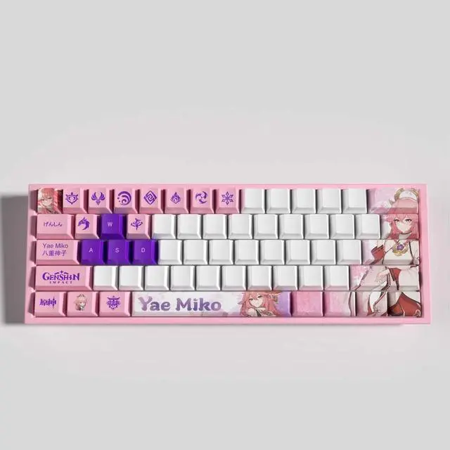 Alt view image 3 of 5 - Genshin Impact Themed Keycaps Arataki itto PBT heat-sublimation keycaps 29 keys OEM high degree