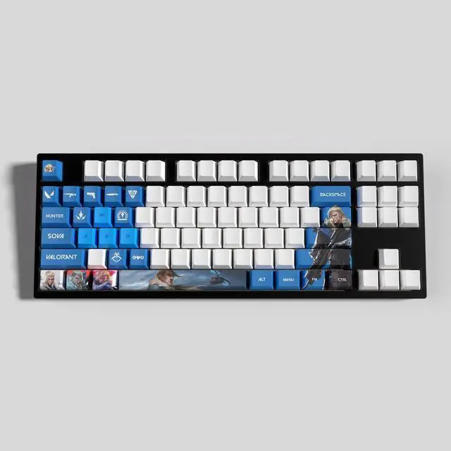Alt view image 3 of 5 - VALORANT Themed Keycaps Sova PBT heat-sublimation keycaps 29 keys OEM high degree